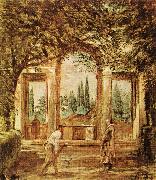 The Pavillion Ariadn in the Medici Gardens in Rome er